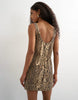 Topshop A-Line Scoop Mini Dress In Leopard Print