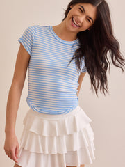 Balanced Stripe Baby Tee