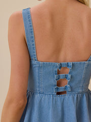 Nae Denim Bow Dress