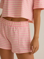 Nyra Stripe Relaxed Short