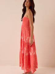 Melanie Strapless Maxi Dress