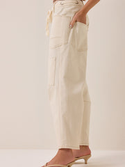 Amelia Tie Barrel Pant