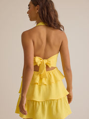 Soni Halter Mini Dress