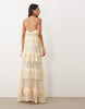 True Decadence Ruffle Tiered Maxi Dress In Butter Yellow
