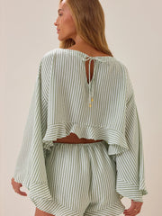 Elliann Stripe Boho Top