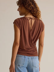 Hart Tie-Back Wrap Top