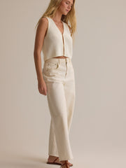 Kelia Contrast Stitch Vest