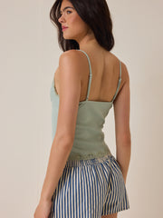 Isla Lace Trim Tank