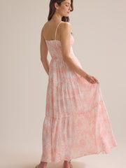 Kellsa Twist Front Maxi Dress