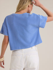 Makenzie Ribbed Whipstitch Top