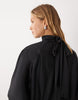 Mango High Neck Long Sleeve Mini Dress In Black