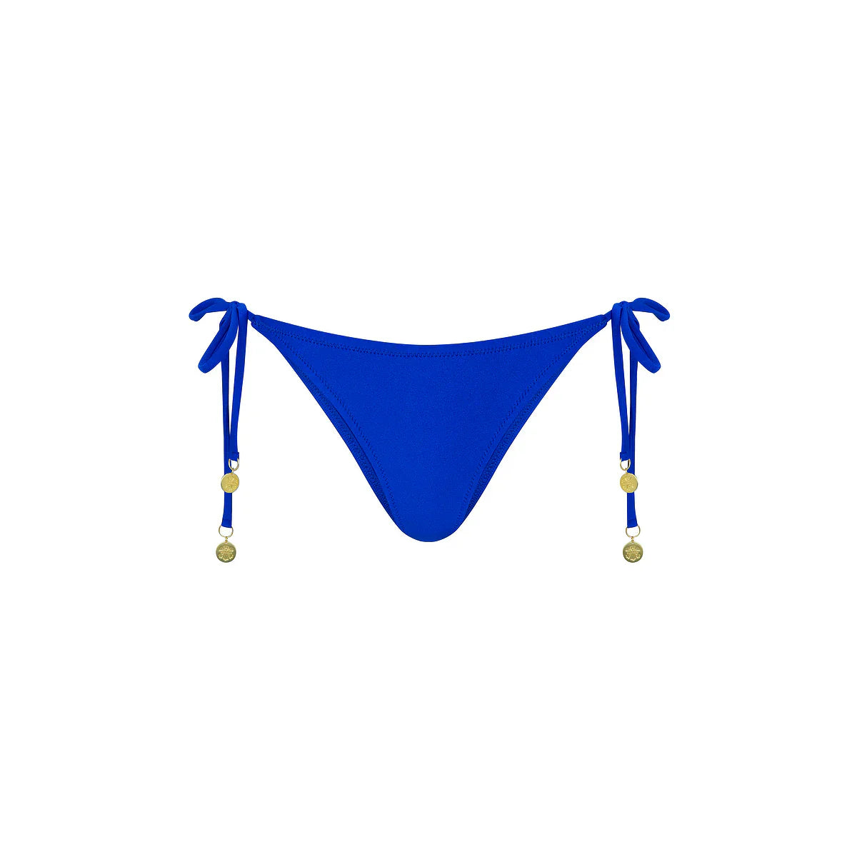 Full Coverage Tie Bikini Bottom - Blue Lagoon