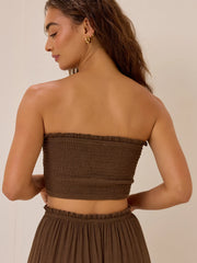 Tate Smocked Tube Top