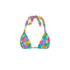 Soft Knot Halter Bikini Top - Paradise Pop