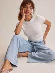 Olivia Double Layer Dot Tee