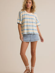 Clara Stripe Boxy Top