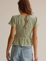 Lexie Pointelle Top