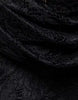 Goddiva Lace Cowl One Shoulder Sculpting Stretch Jersey Crepe Maxi Dress In Black