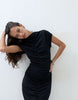 Ruched Front Midi Dress