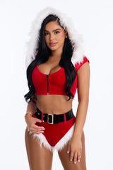 Holiday Vixen 3 Piece Costume Set