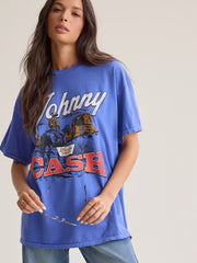 Johnny Cash Oversize Tee