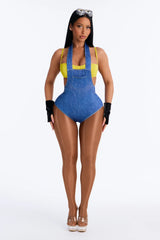 Babe In Overalls 4 Piece Costume Set