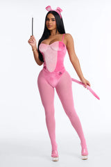 Pink Prowler 5 Piece Costume Set