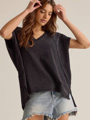 Rane Oversized V-Neck Tee