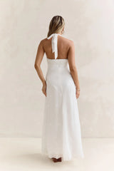 World Of Wonder Halter Maxi Dress White