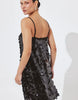Na-Kd Sequin Mini Slip Dress In Black