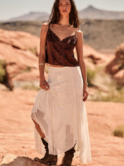 Carlin Ruffle Maxi Skirt