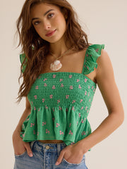 Margot Embroidered Tank