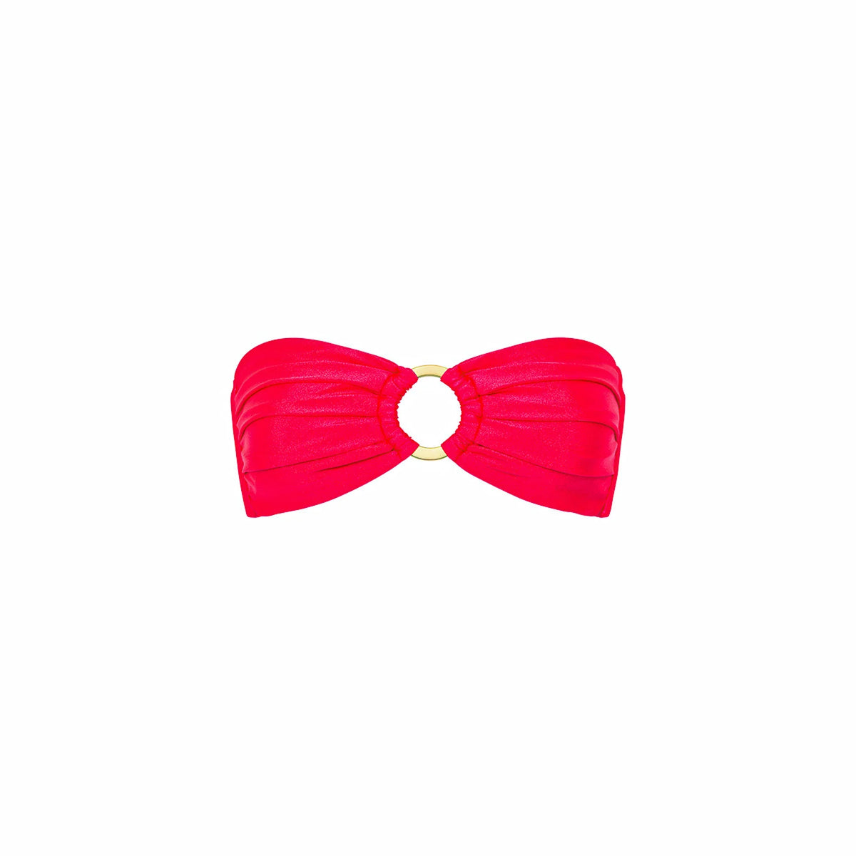 Strapless Bandeau Bikini Top - Cherry Crush