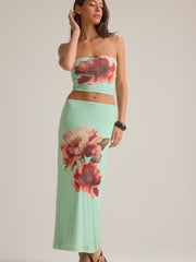 Kehlani Floral Tube Top