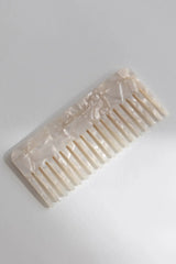 Hadley Marbled Comb White