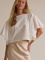 Faye Flutter Sleeve Top