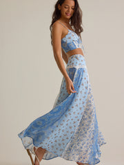 Buttercup Floral Maxi Skirt