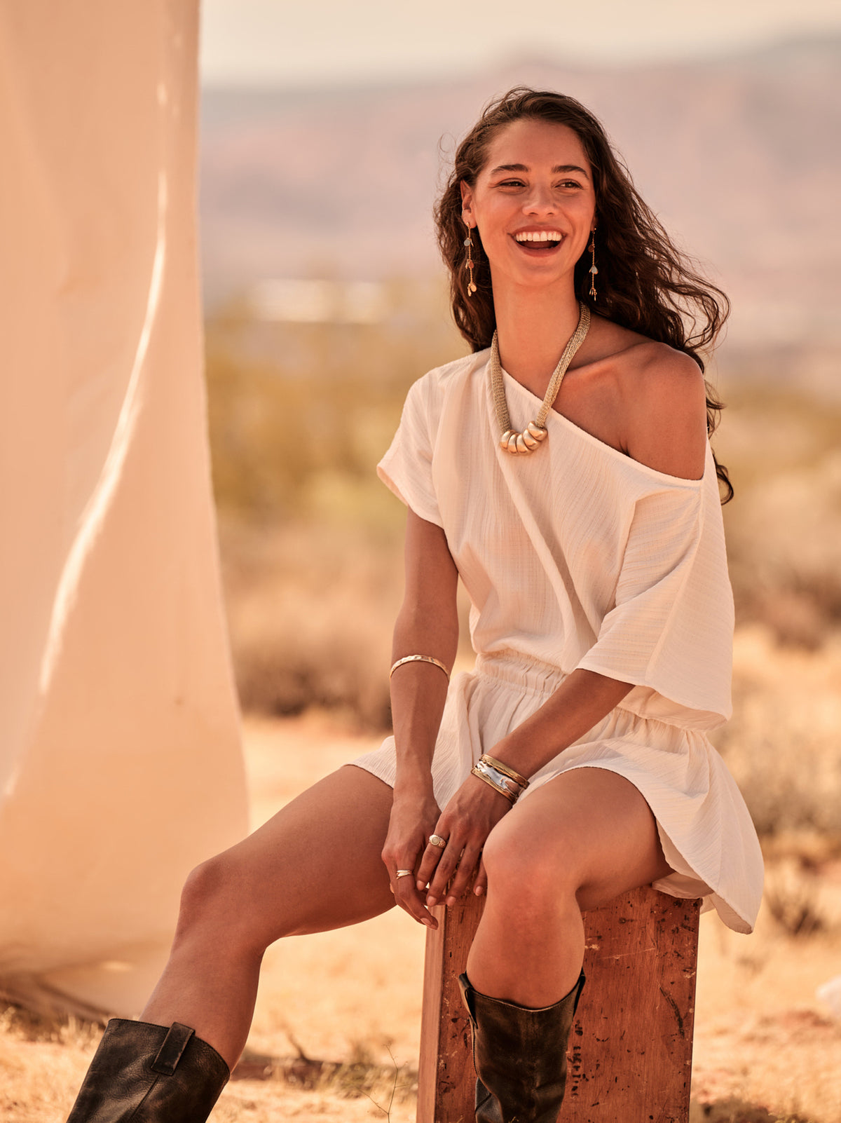 Alondra Linen Romper