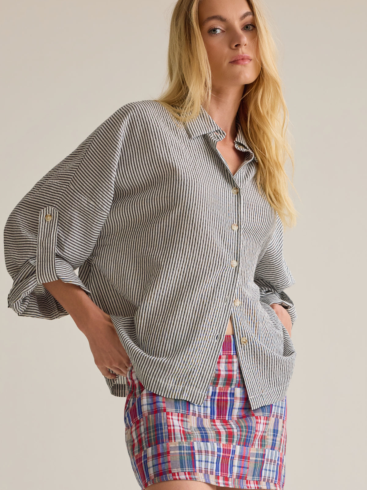 Lillian Button Up Top