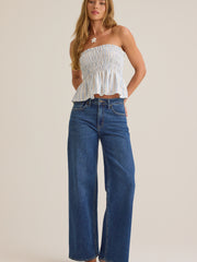 Billie Smocked Tube Tank