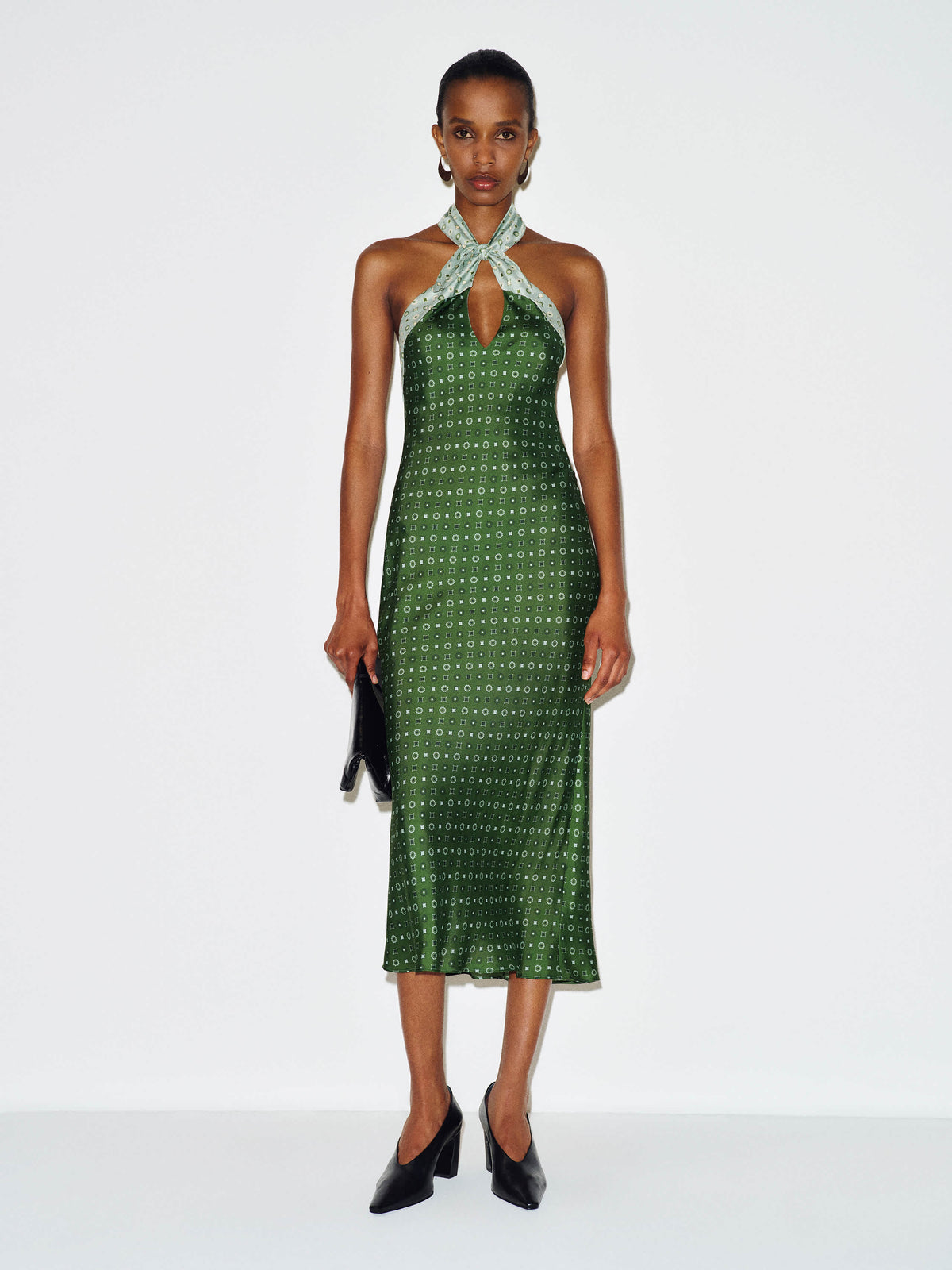 Meli Silk Twill Dress