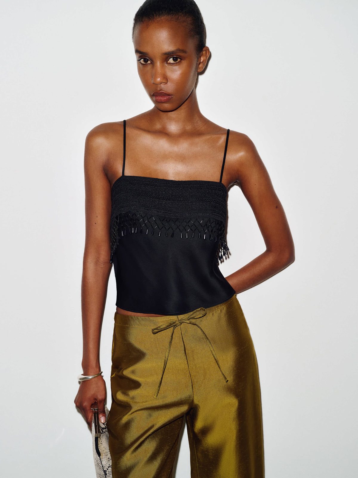 Slyvette Satin Top
