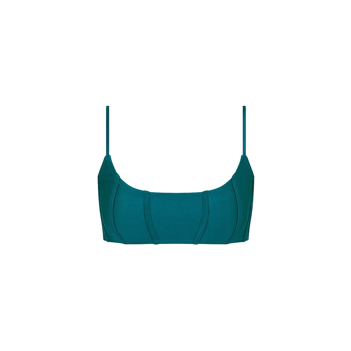 Contour Slim Crop Bikini Top - Laguna Haze