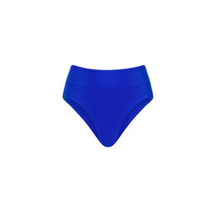 High Hip Cheeky Bikini Bottom - Blue Lagoon