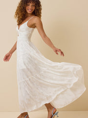 Kellsa Jacquard Maxi Dress