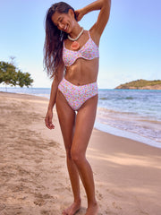 Floral Wave Underwire Top