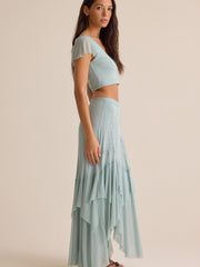 Carlin Embroidered Top
