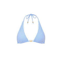 Classic Tie Halter Bikini Top - Skinny Dip