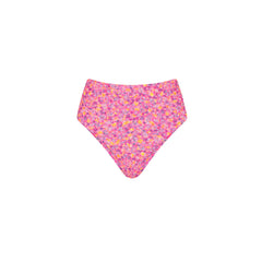 High Hip Cheeky Bikini Bottom - Gelato Bloom
