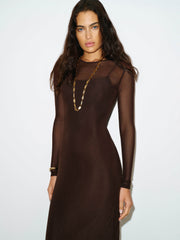 Rene Mesh Knit Dress